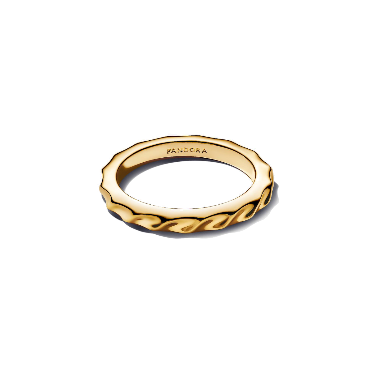 Anillo Pandora Banda Ondulada - Bijuvera
