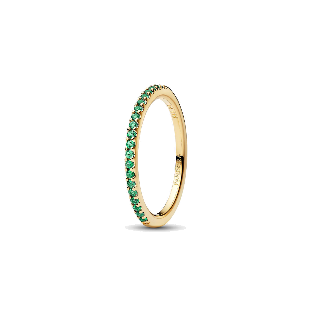 Anillo Pandora Banda Verde Brillante - Bijuvera