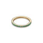 Anillo Pandora Banda Verde Brillante - Bijuvera