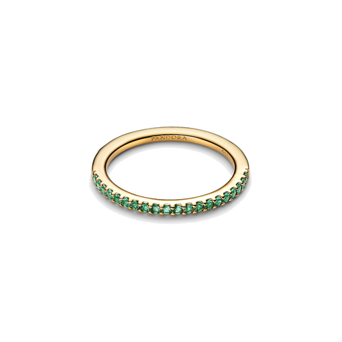 Anillo Pandora Banda Verde Brillante - Bijuvera