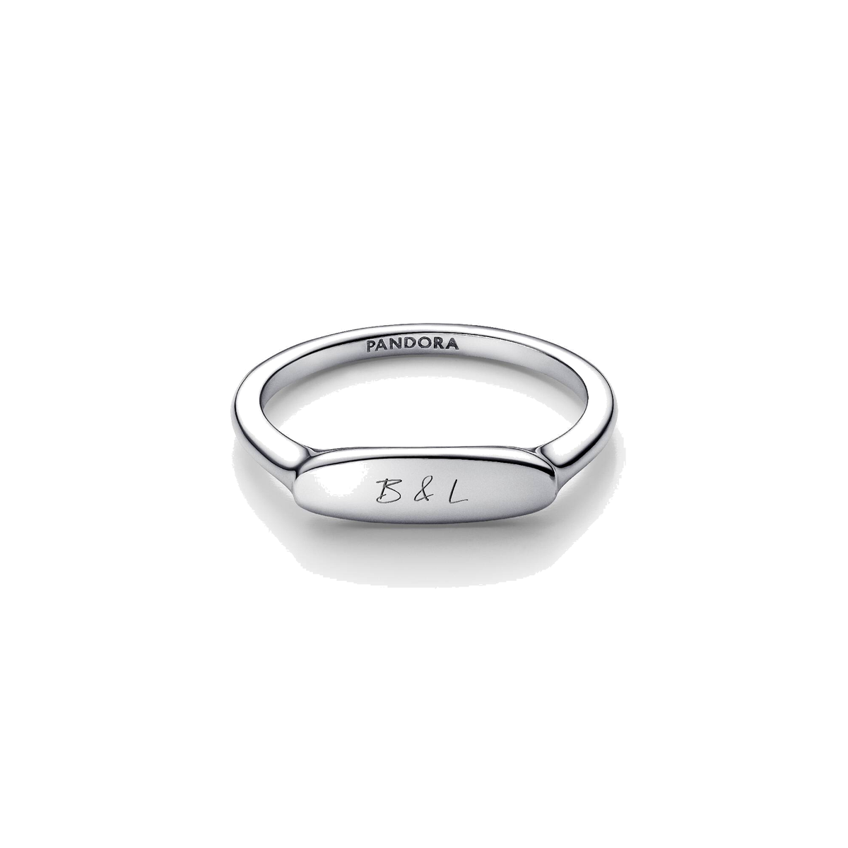 Anillo Pandora Barra Grabable - Bijuvera