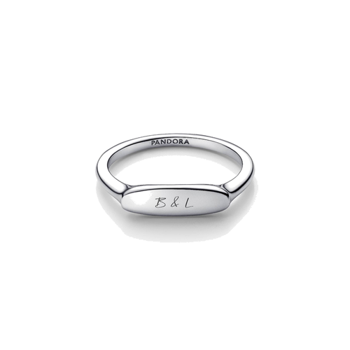 Anillo Pandora Barra Grabable - Bijuvera