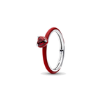 Anillo Pandora Corazón Chakra Rojo - Bijuvera
