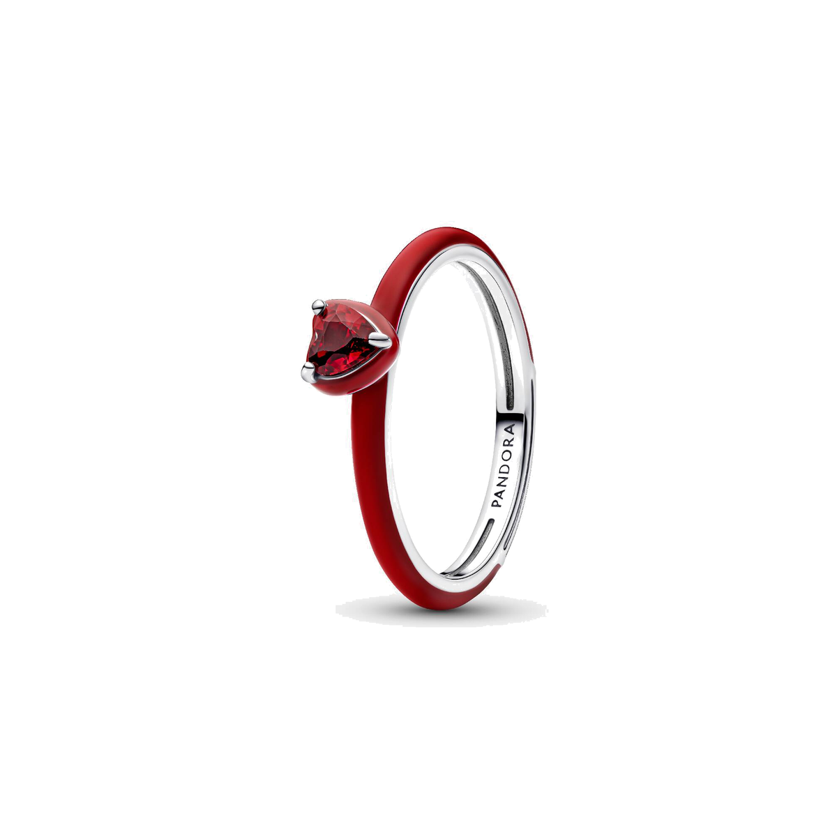 Anillo Pandora Corazón Chakra Rojo - Bijuvera
