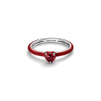 Anillo Pandora Corazón Chakra Rojo - Bijuvera