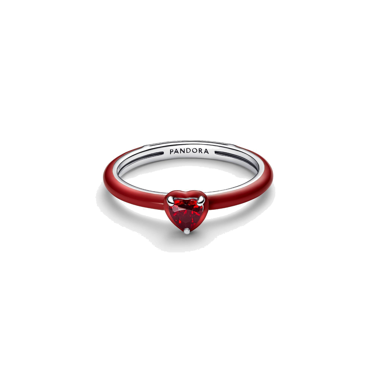 Anillo Pandora Corazón Chakra Rojo - Bijuvera
