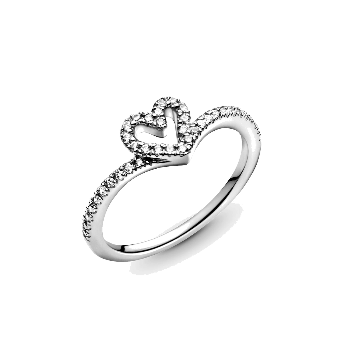 Anillo Pandora Corazón Espumoso Brillante - Bijuvera