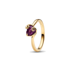 Anillo Pandora Corazón Morado Sally de Pesadilla antes de Navidad - Bijuvera