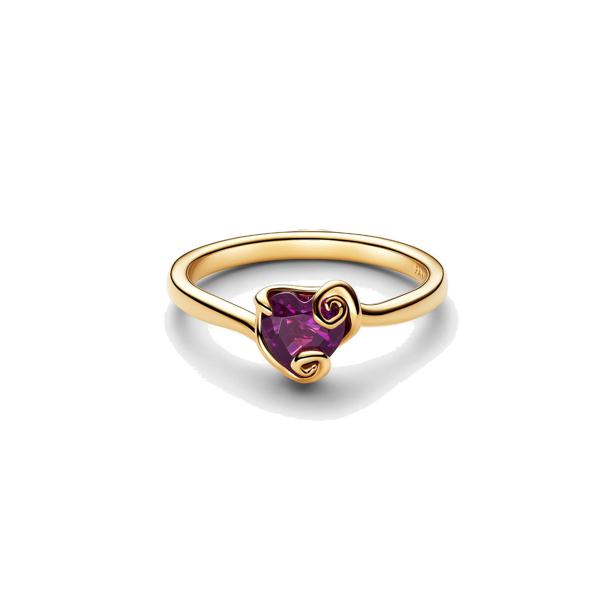 Anillo Pandora Corazón Morado Sally de Pesadilla antes de Navidad - Bijuvera