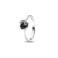 Anillo Pandora Corazón Negro Jack de Pesadilla antes de Navidad - Bijuvera