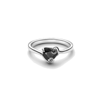 Anillo Pandora Corazón Negro Jack de Pesadilla antes de Navidad - Bijuvera