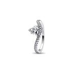 Anillo Pandora Corazón Ondulado en Pavé - Bijuvera