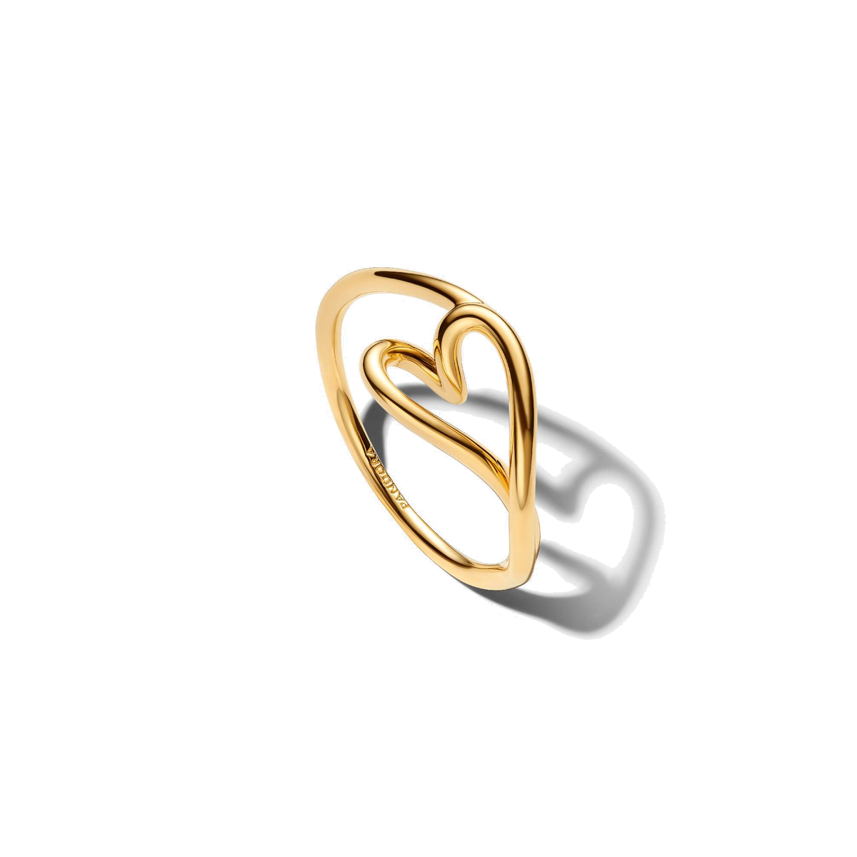 Anillo Pandora Corazón Pequeño Forma Orgánica - Bijuvera