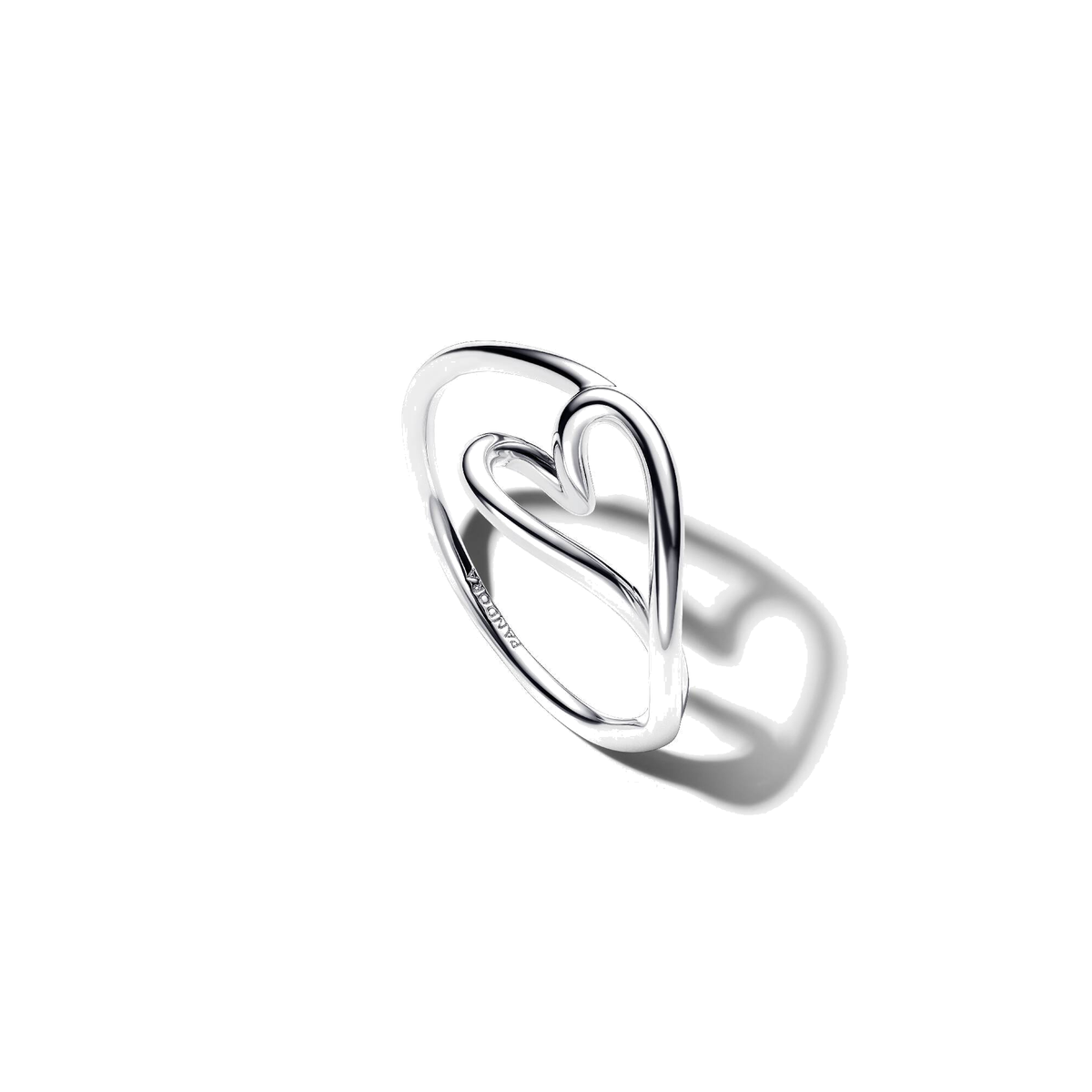 Anillo Pandora Corazón Pequeño Forma Orgánica - Bijuvera