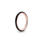Anillo Pandora Esmalte Negro ME - Bijuvera