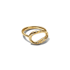 Anillo Pandora Forma Orgánica con Gemas Engastadas - Bijuvera