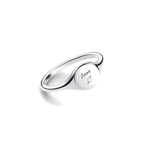 Anillo Pandora Sello que se puede grabar - Bijuvera