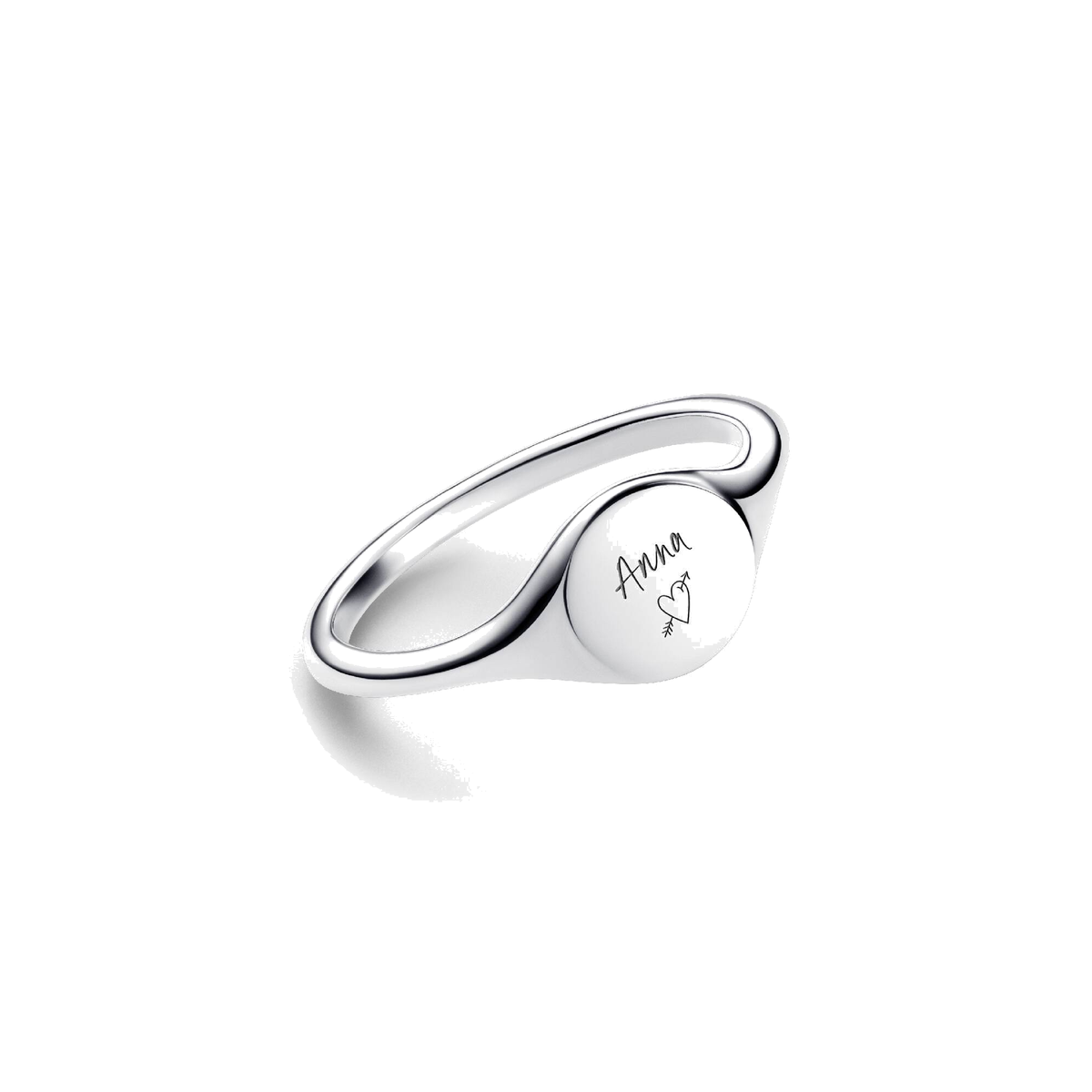 Anillo Pandora Sello que se puede grabar - Bijuvera