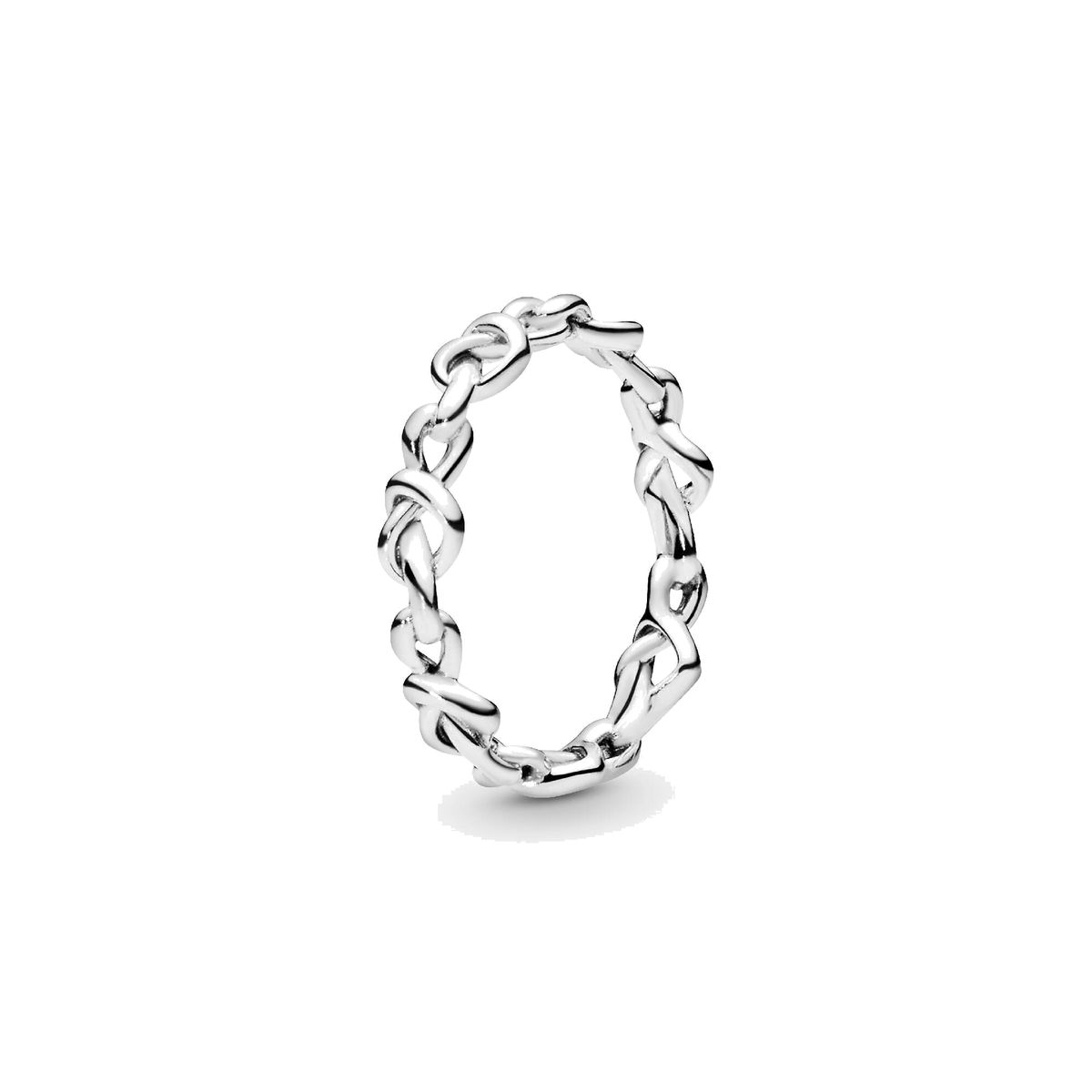 Anillo Pandora en plata de ley Corazones Anudados - Bijuvera