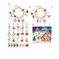 Calendrier de l'Avent Joyaux Disney - Thématique de Noël Type 2 Bracelet et Charms - Bijuvera