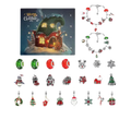 Calendrier de l'Avent Joyaux Disney - Thématique de Noël Type 8 Bracelet et Charms - Bijuvera