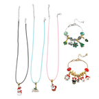 Calendrier de l'Avent Bijoux – Thématique Noël Type 12 avec Bracelets, Pendentifs et Accessoires