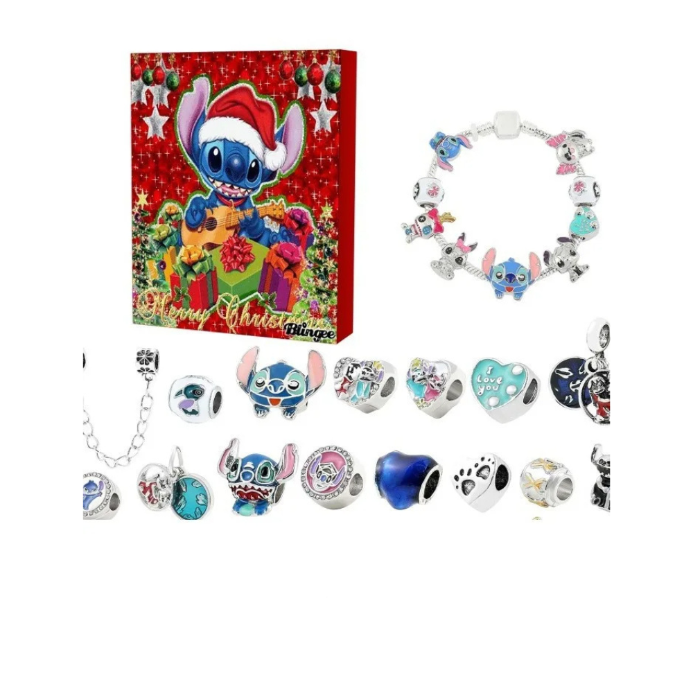 Disney Jewelry Advent Calendar Type 2 - Stitch Bracelet and Charms ...