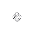 Charm Pandora Cadenas en Forme de Cœur en Filigrane en Couleur Argent - Bijuvera