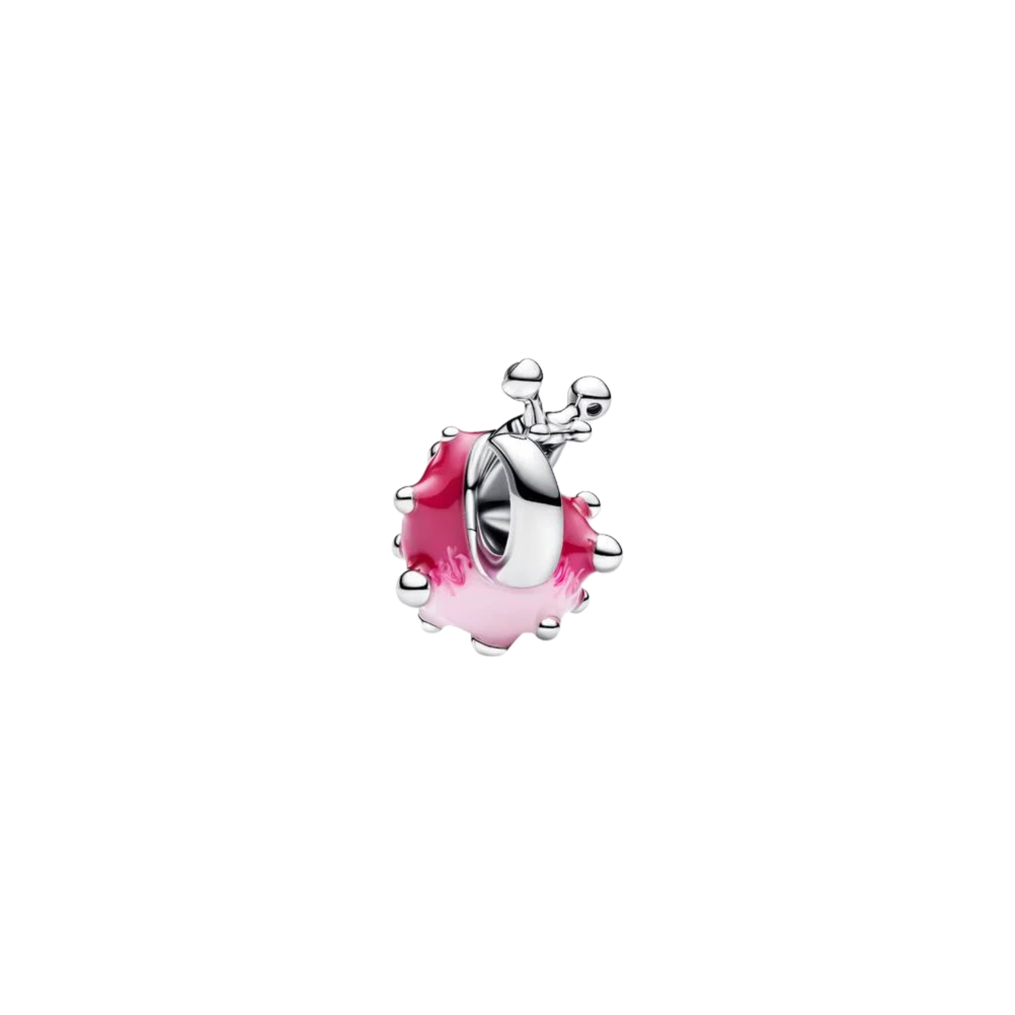 Charm Pandora Caracol Rosa - Bijuvera