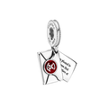 Charm Pandora  Carta de Admisión de Hogwarts de Harry Potter - Bijuvera
