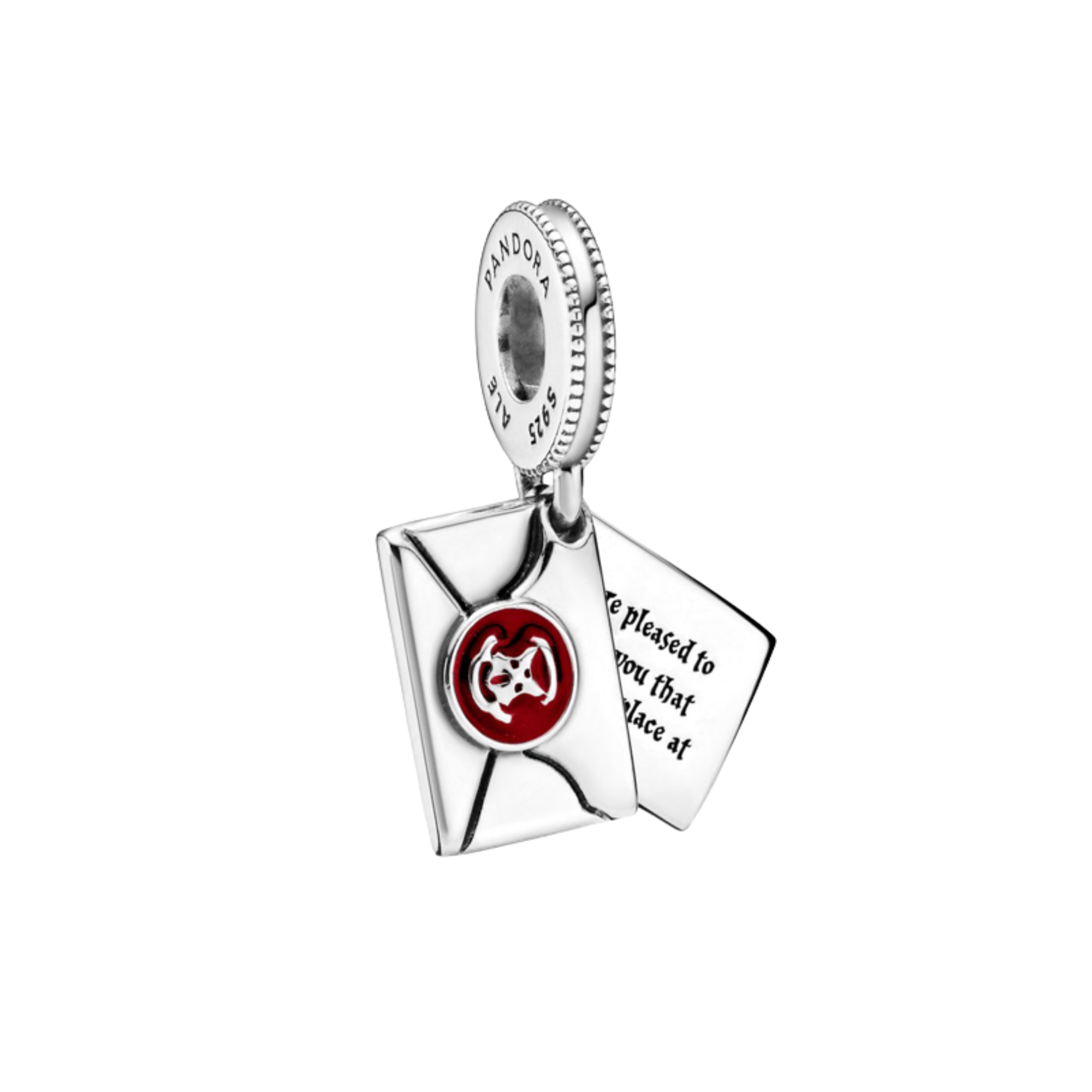 Charm Pandora  Carta de Admisión de Hogwarts de Harry Potter - Bijuvera