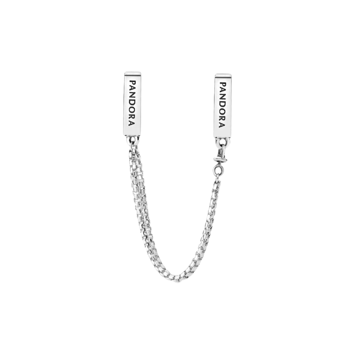 Pandora Safety Chain Charm Sparkling Safety Chain Bead - Bijuvera