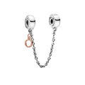 Charm Cadena Pandora de Seguridad Abalorio Cadena de Seguridad Corona O Colgante - Bijuvera