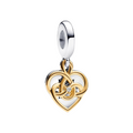 Charm Colgante Doble Grabable Mama - Bijuvera