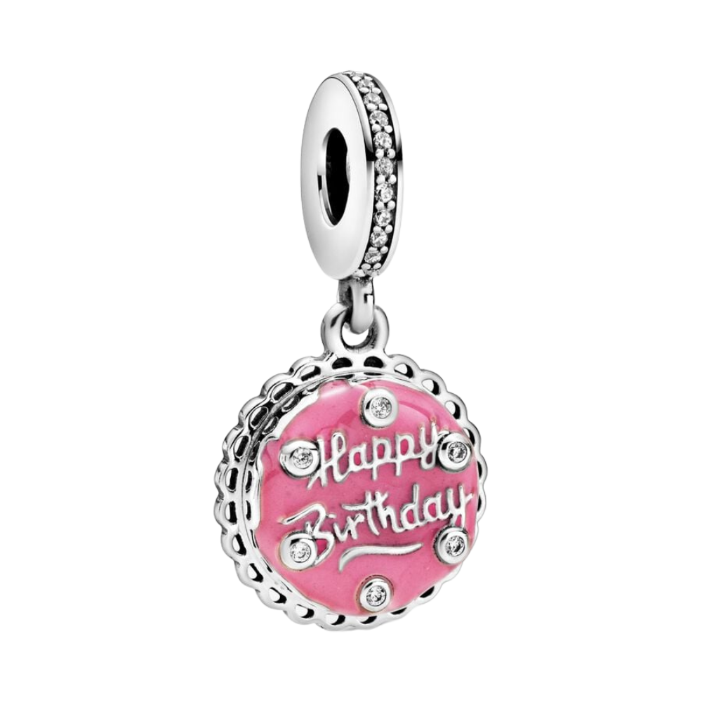 Charm Colgante Tarta de Cumpleaños -Bijuvera