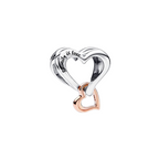 Charm Pandora Corazón Infinito en Filigrana en Dos Tonos - Bijuvera