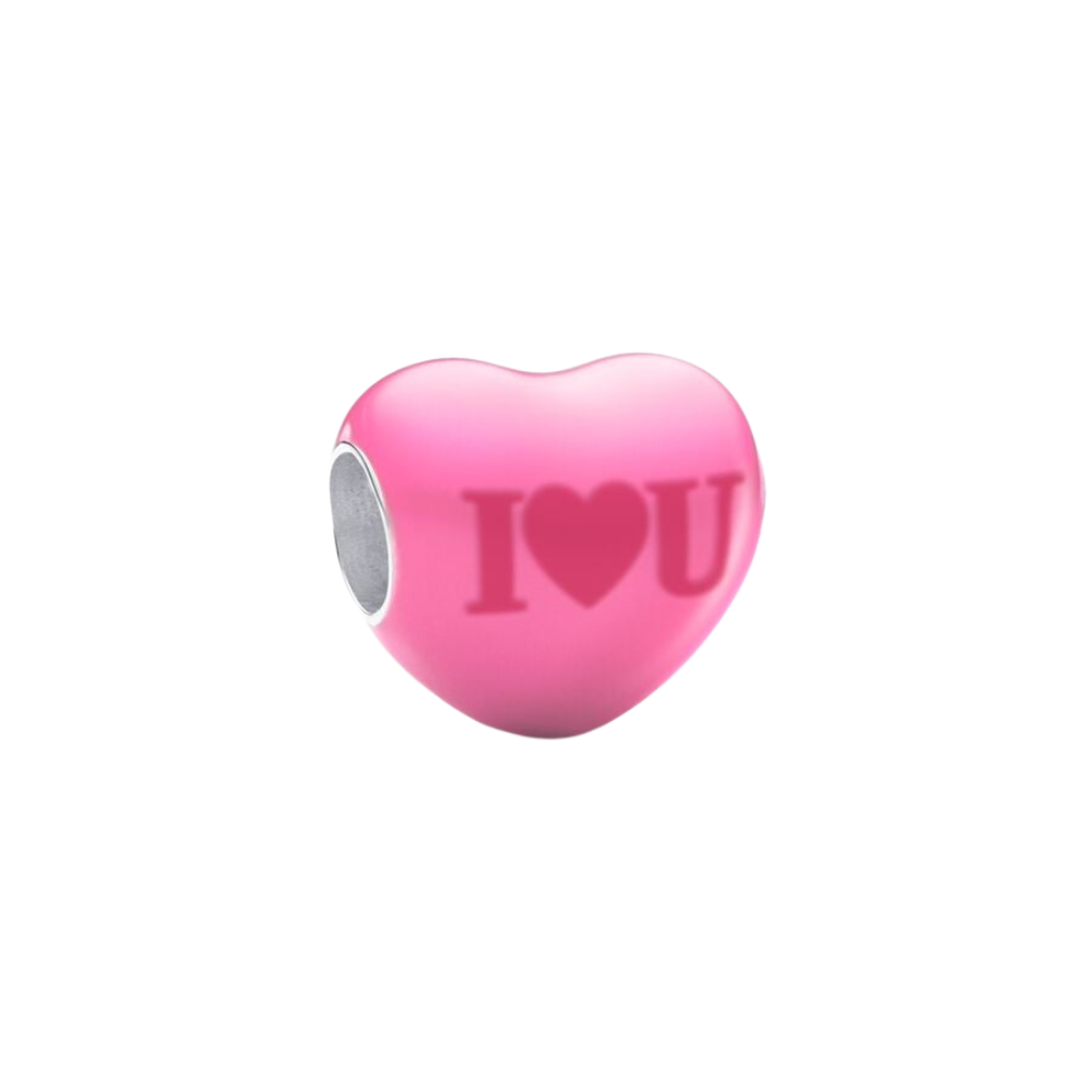 Charm Pandora Cœur Message Caché qui Change de Couleur - Bijuvera