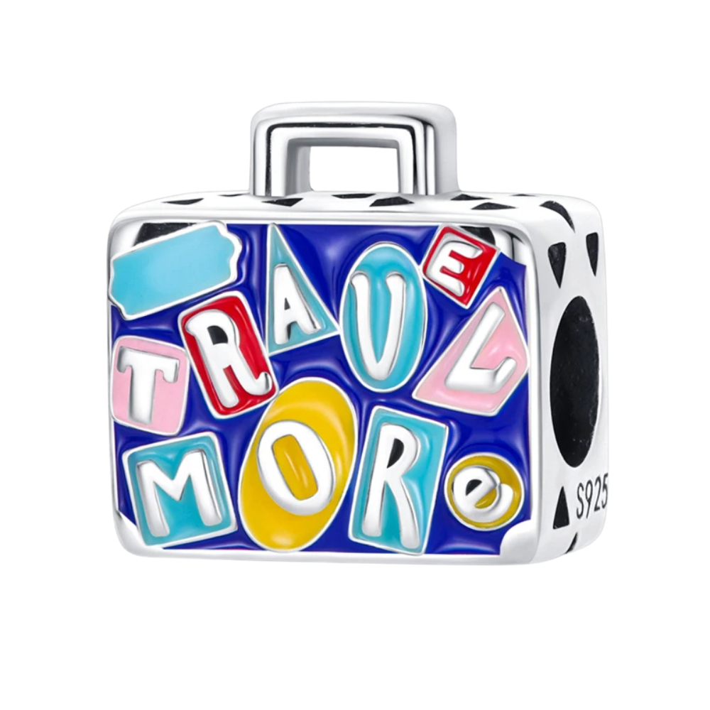 Charm Maleta de Viaje, "Travel More" - Bijuvera