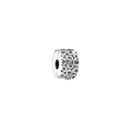 Charm Pandora Abalorio Clip Donna Argento Serpentina Nero - Bijuvera