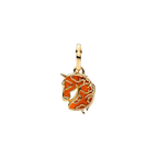 Charm Pandora Caballo Cristal de Murano Rojo Fuego - Bijuvera