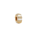 Charm Pandora Clip avec Émail et Gemmes en Couleur Or