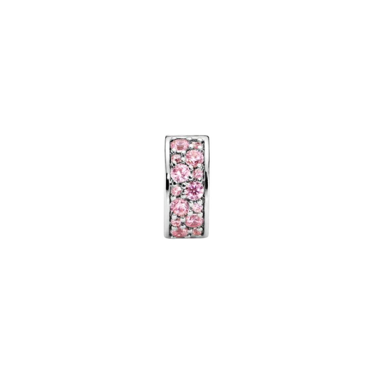 Pandora Pink Pavé Clip Charm - Bijuvera