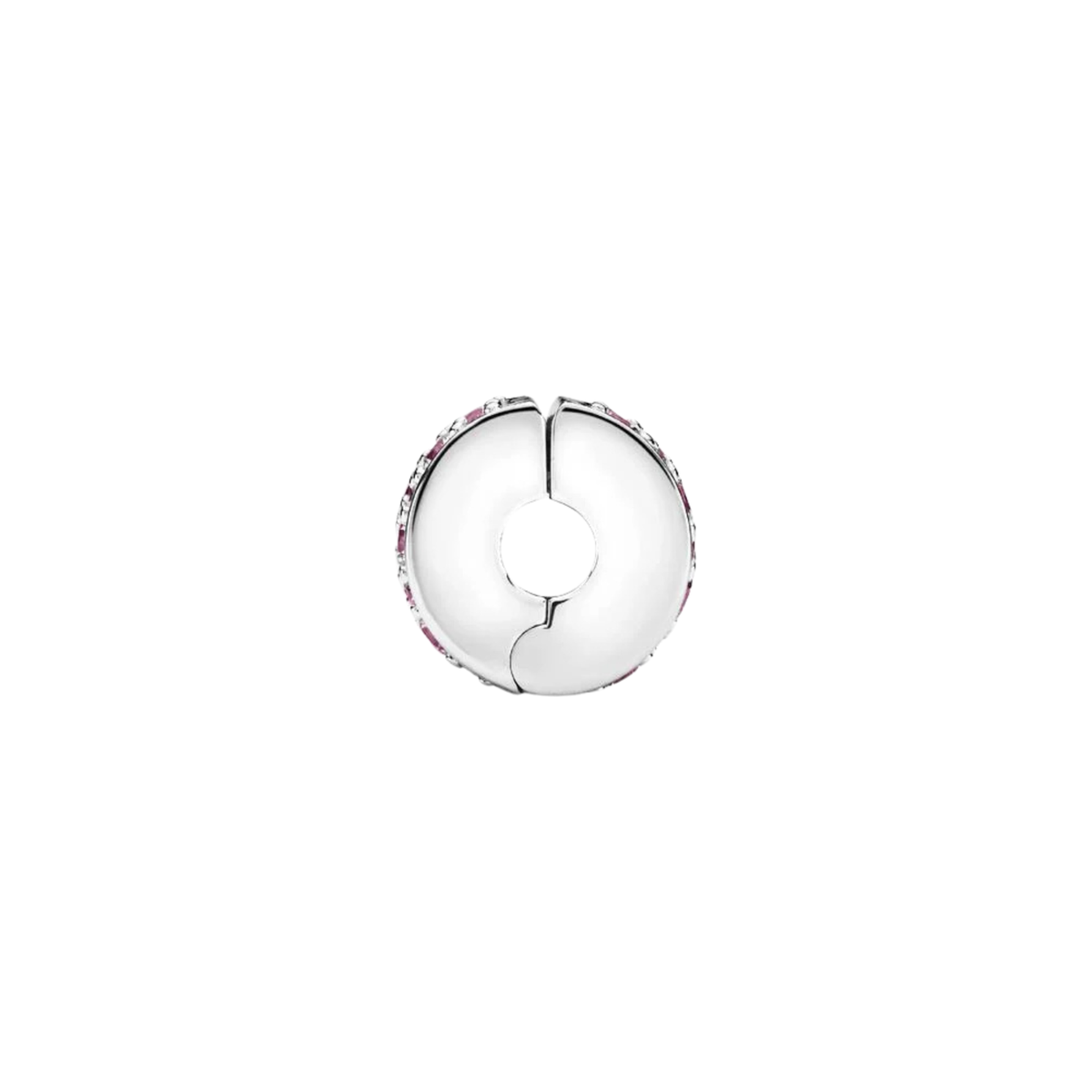 Pandora Pink Pavé Clip Charm - Bijuvera