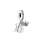 Pandora 15th Birthday Dangle Charm - Bijuvera