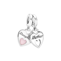 Charm Pandora Pendentif Divisible Cœur Double - Bijuvera