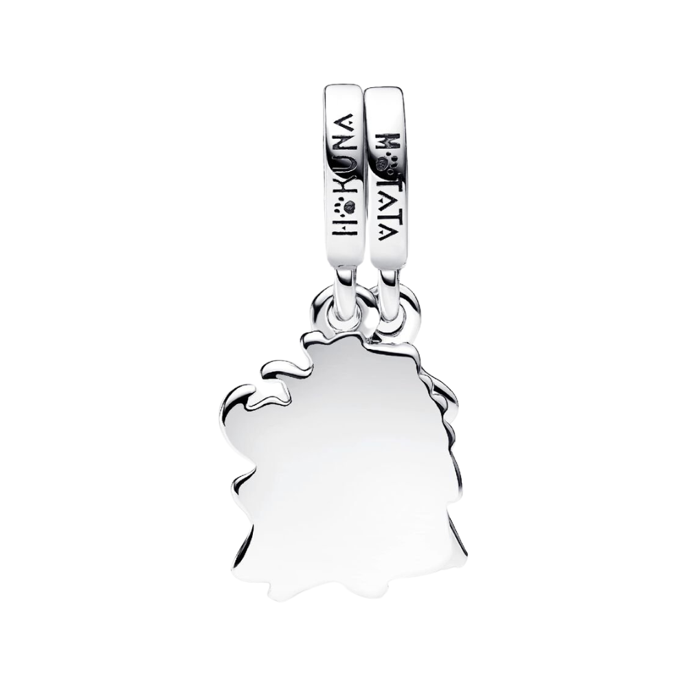 Charm Pandora Colgante Divisible Timón y Pumba El Rey León Disney en Plata de Ley 925