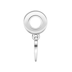 Charm Pandora Colgante Etiqueta de Corazón Personalizable en Plata de Ley 925