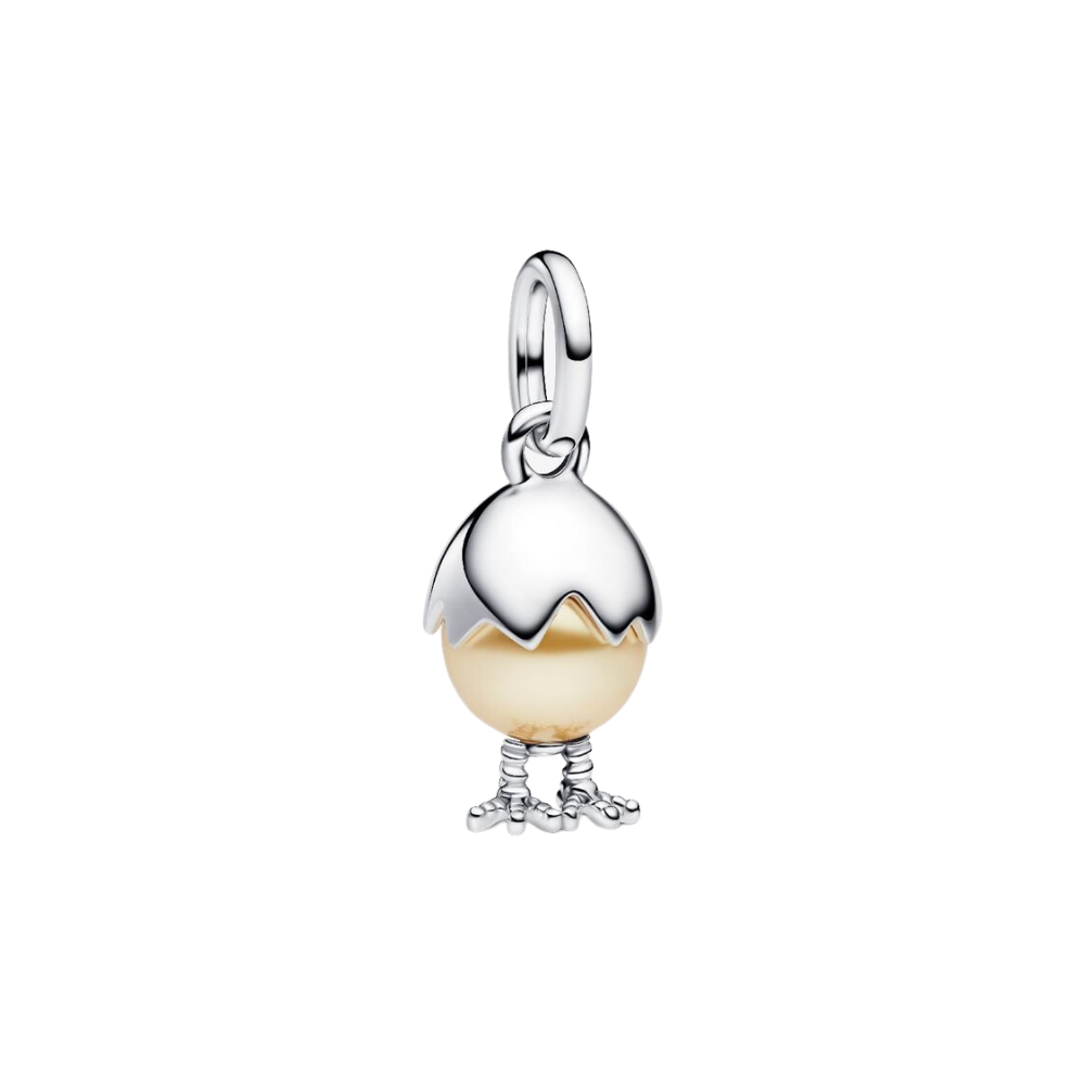 Charm Pandora Colgante Huevo de Pascua – Plata de Ley 925 con Detalles Decorativos