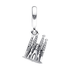 Charm Pandora Colgante Monumento Barcelona en Plata de Ley 925
