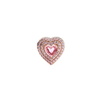 Charm Pandora Corazón Nivelado Brillante - Bijuvera